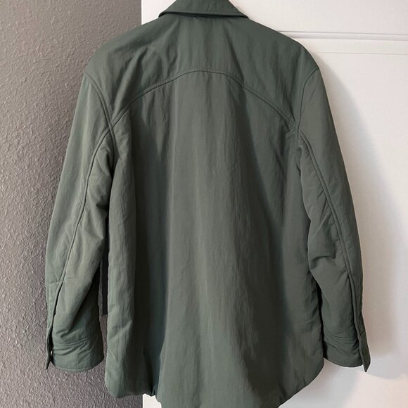 Lululemon Lightweight Insulated Shirt Jacket Size XS Green/Grey Eucalyptus - Picture 2 of 10